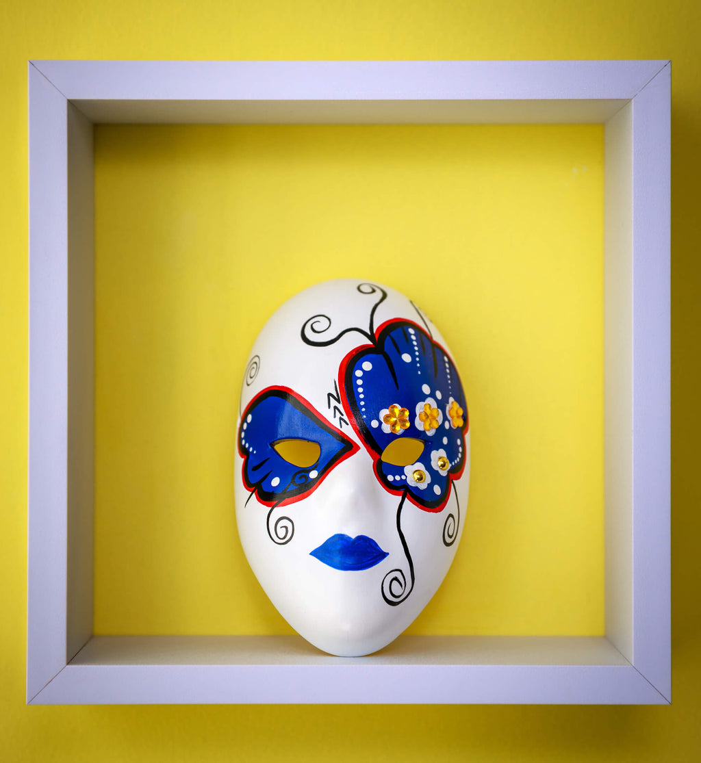 Ceramic Hand Painted Mask