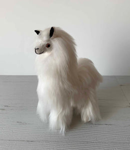 Stuffed Llama Made (Suri)| Handmade with 100% Baby Alpaca Fur