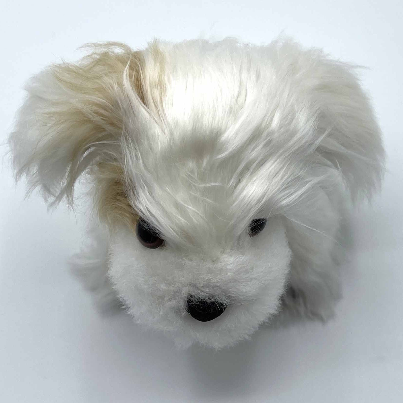 Stuffed Puppy, Made with 100% Baby Alpaca Fur